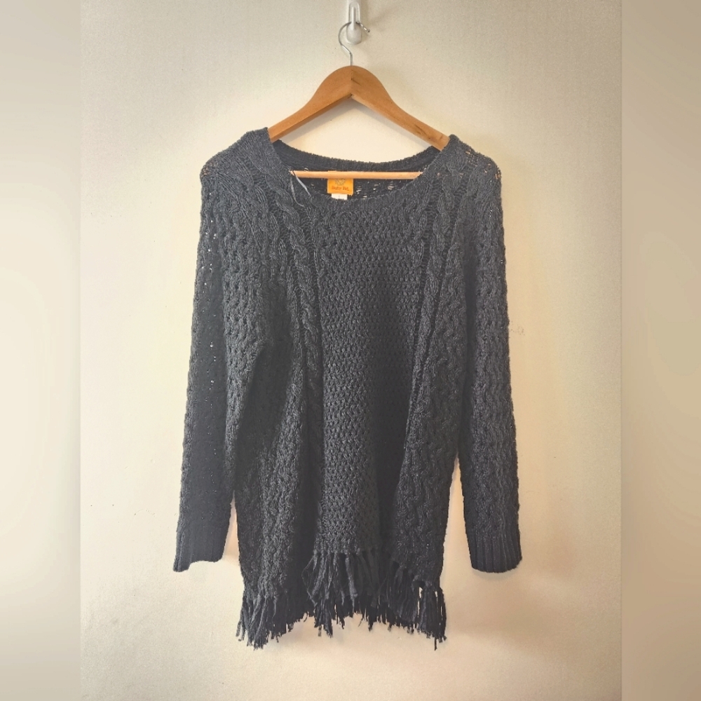 Ruby Rd. Hole-Knit Sweater